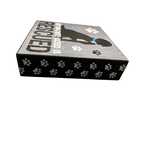 Home Accents “My Favorite Breed is Rescued” Hanging Wall Decor Used - Picture 3 of 10